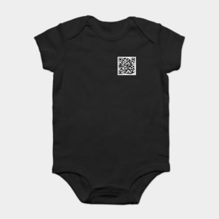 Never gonna give you up - QR code Baby Bodysuit